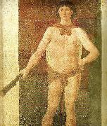Piero della Francesca hercules oil painting